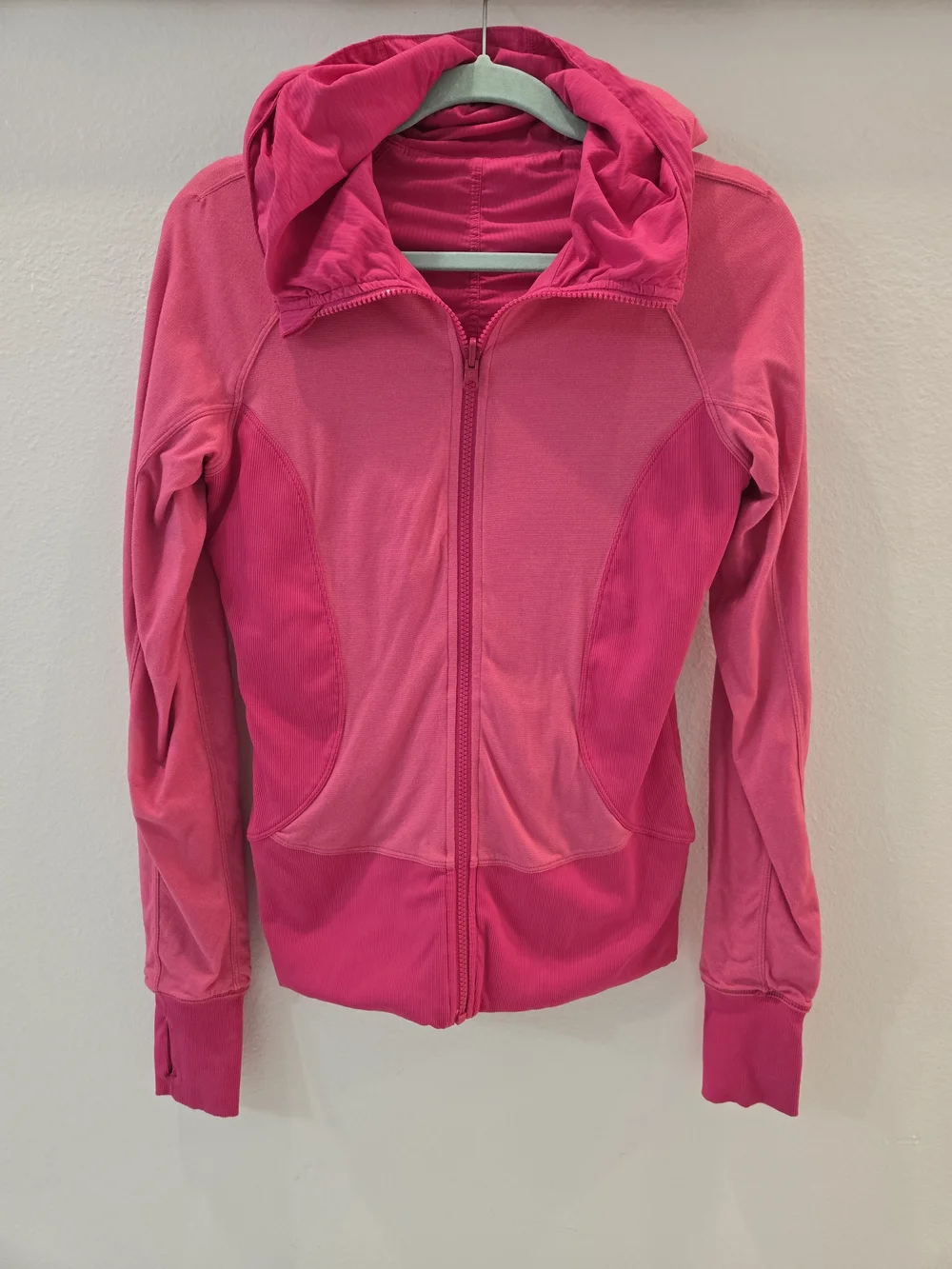 Lululemon In Flux Reversible Full Zip Jacket Size 8 Jewelled Magenta Pink